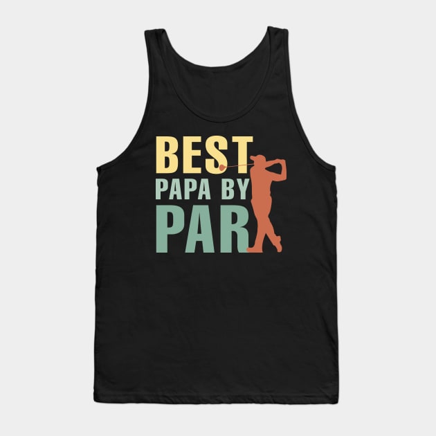 Best Papa By Par Tank Top by cbpublic